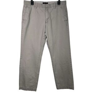 Banana Republic Emerson Chino Pants Khaki Gray Men's Size 34/30
